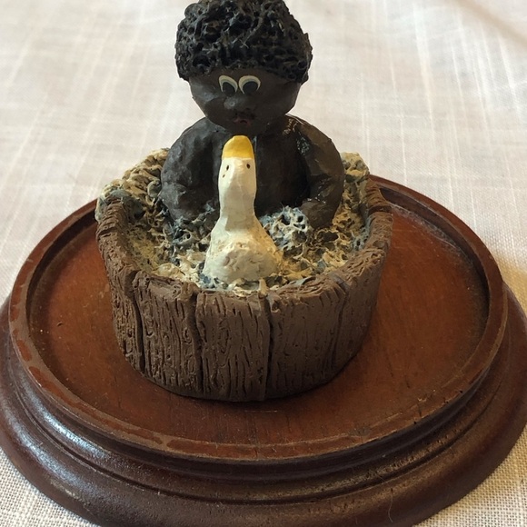 Constance Collection African American Figurine 1985-87 Little Boy and His Duck - Picture 4 of 8